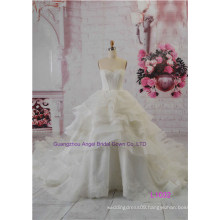Fairy Ball Gown Bridal Gowns with a Crumb-Catcher Neckline